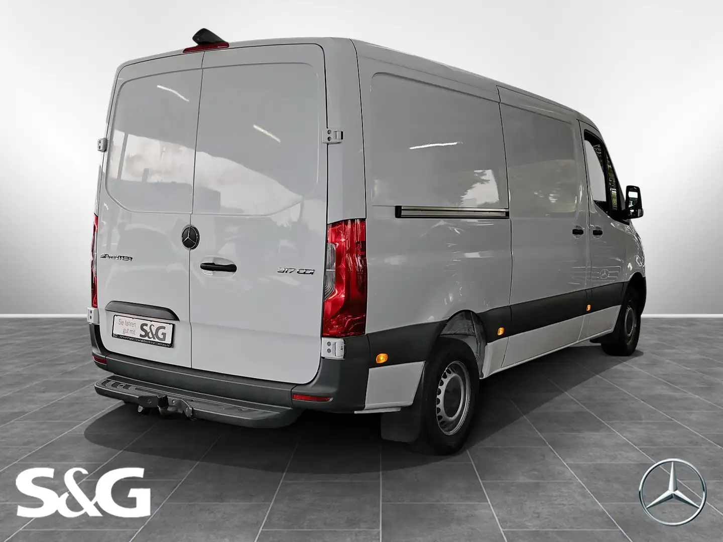 Mercedes-Benz Sprinter 317 CDI Kasten Standard Klima Navi AHK Blanco - 2