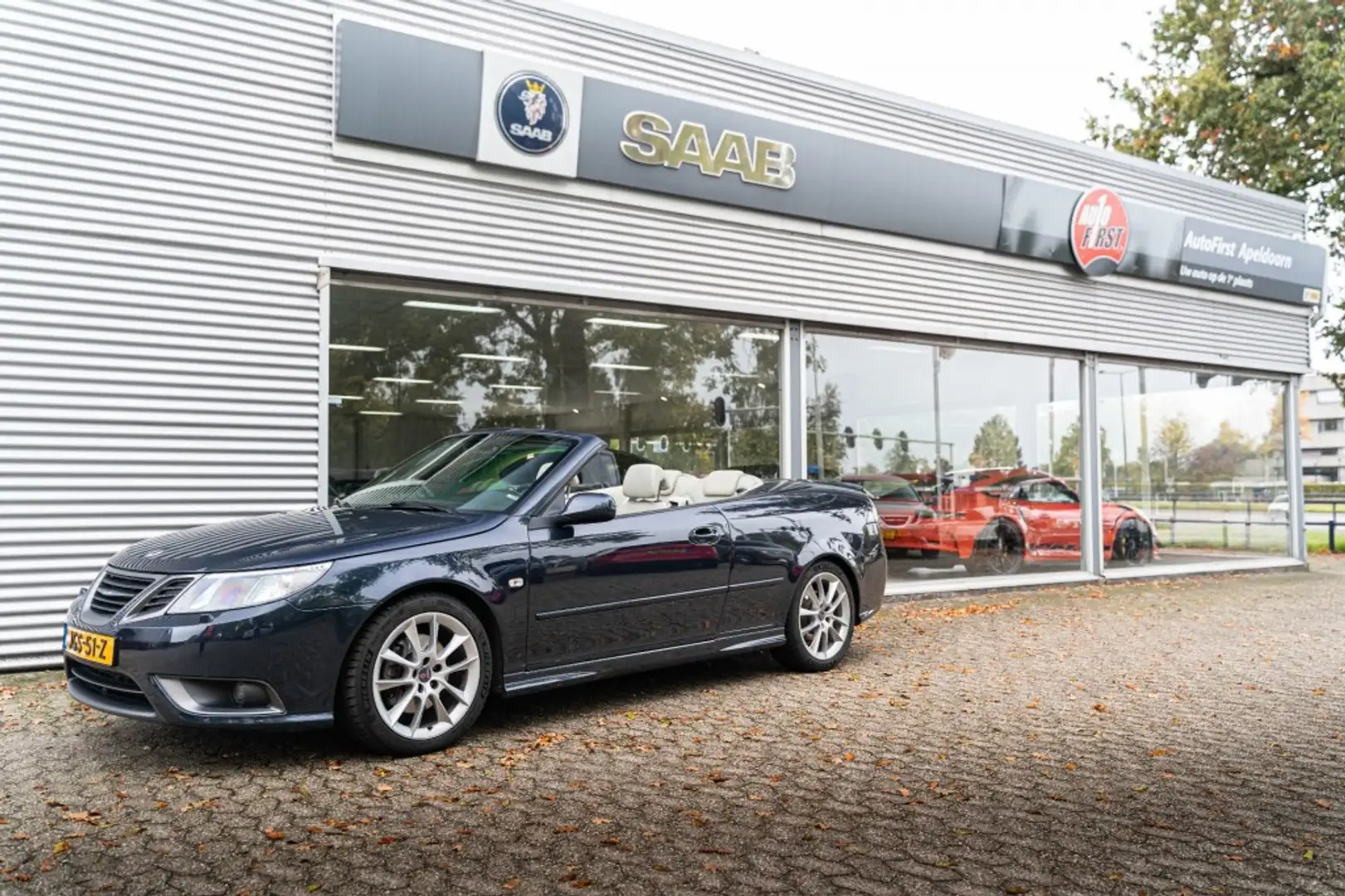 Saab 9-3 Cabriolet 2.0 Turbo Aero TX Edition 240 pk Hirsch Blauw - 2