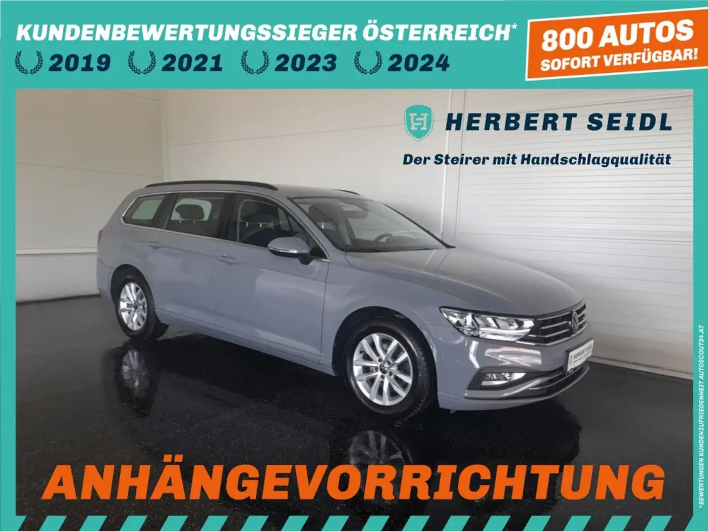 Volkswagen Passat Variant Business 2.0 TDI DSG *VOLL-LED / NAVI / AHV & KAMERA / ACC / SPORT MASSAGESITZ / VERKEHRSZEICHEN & SPURHALTEASSIS Grau - 1