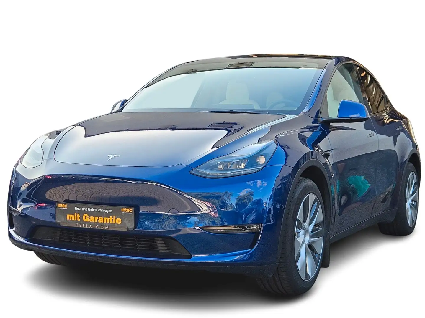 Tesla Model Y Long Range Dual AWD Blue/White Синій - 1