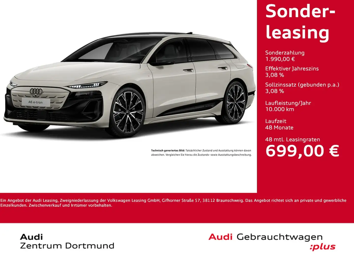 Audi A6 e-tron Avant quattro S LINE PANO B&O AHK LM21 Beige - 1