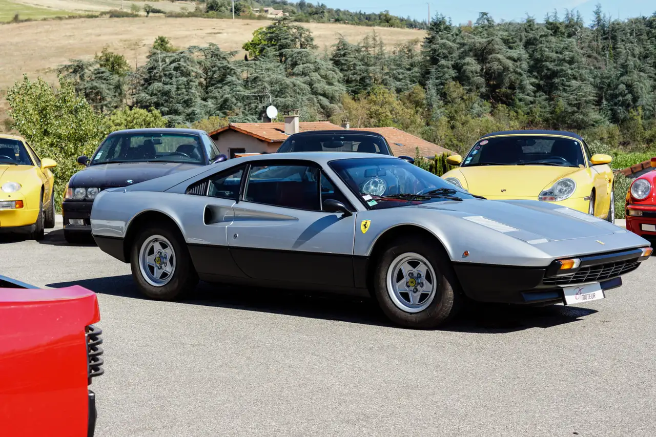 Ferrari 308 3.0L V8 255 CH BVM / Française / Caisse acier / Carter Sec, foto 11