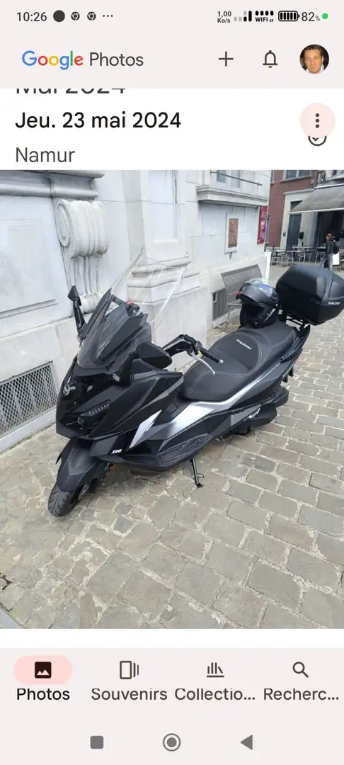 SYM Cruisym 300 top caisse Šedá - 1