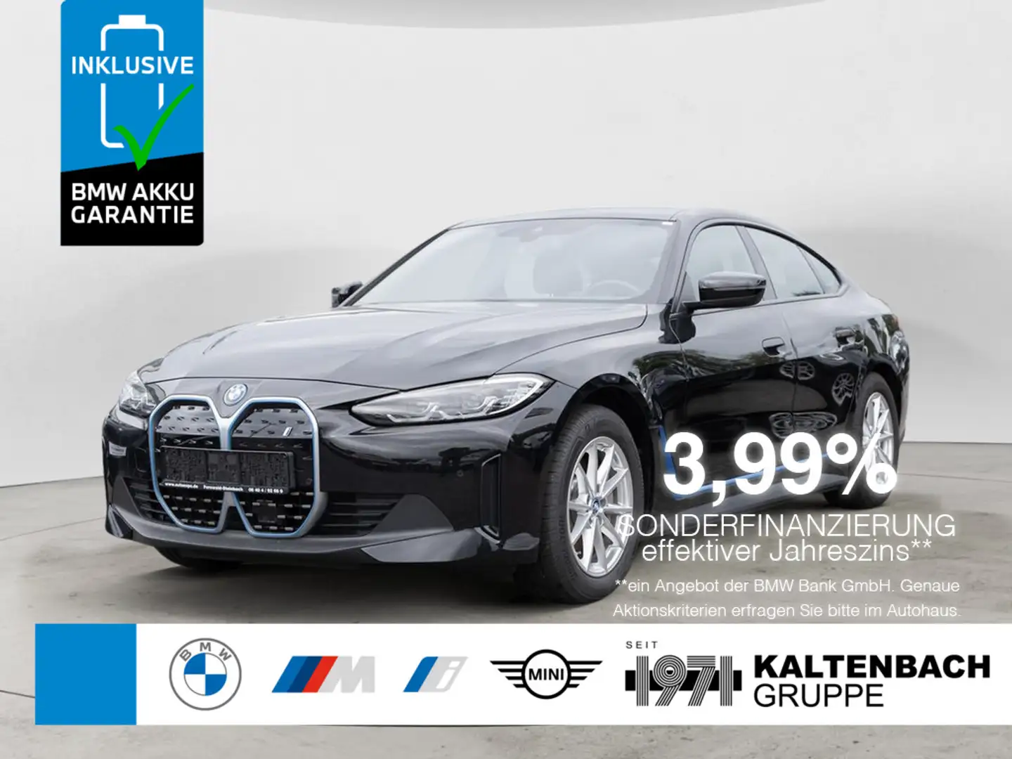 BMW i4 eDrive 40 Gran Coupe LED NAVI KAMERA SHZ Schwarz - 1