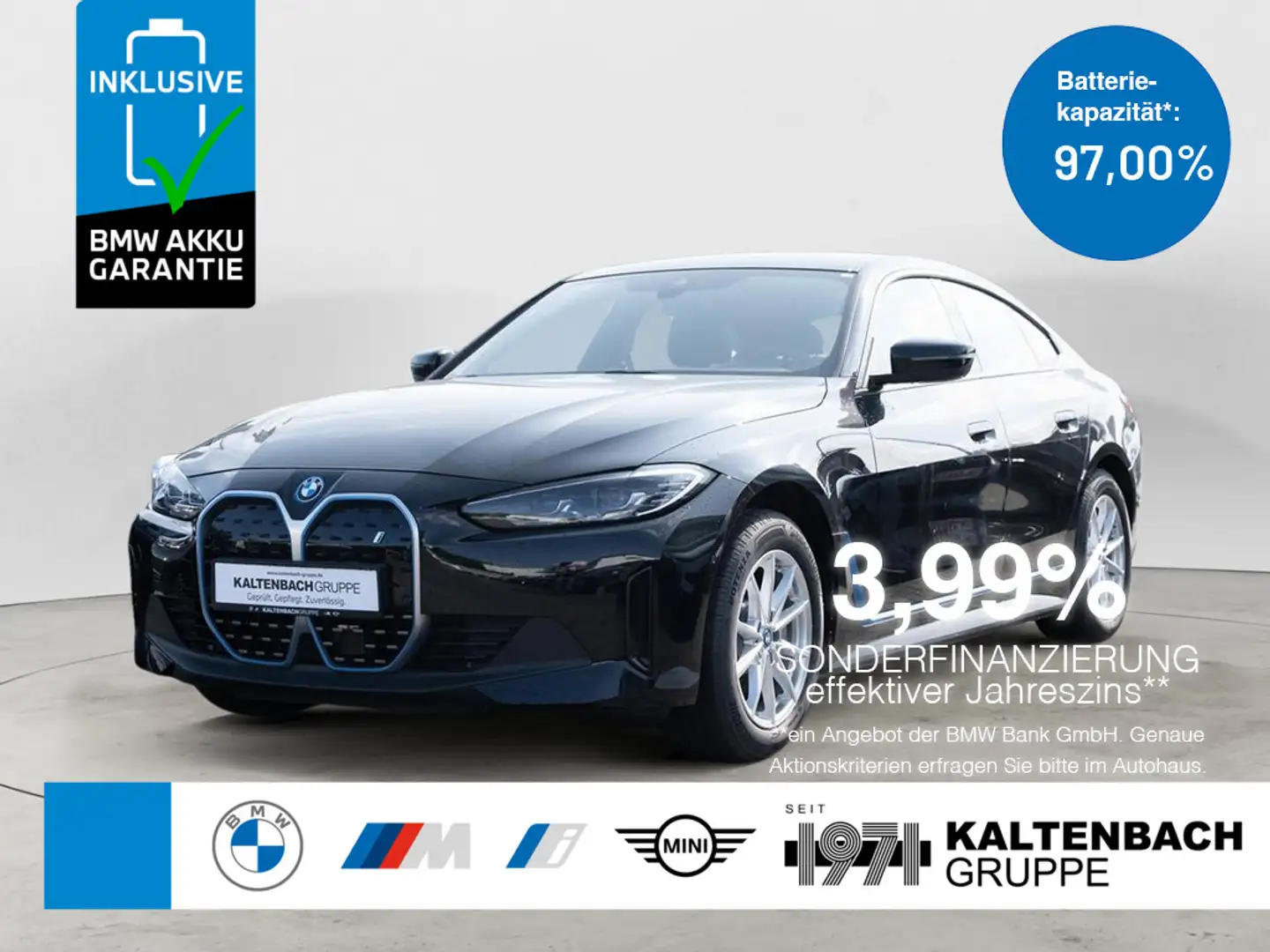 BMW i4 eDrive 40 Gran Coupe LED NAVI KAMERA SHZ Negro - 1
