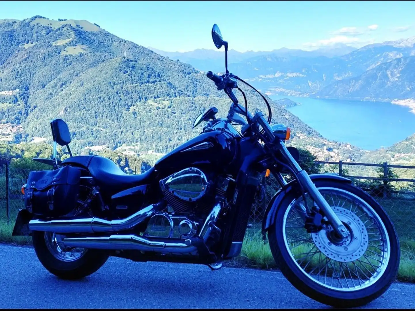 Honda Shadow 750 Spirit Zwart - 2