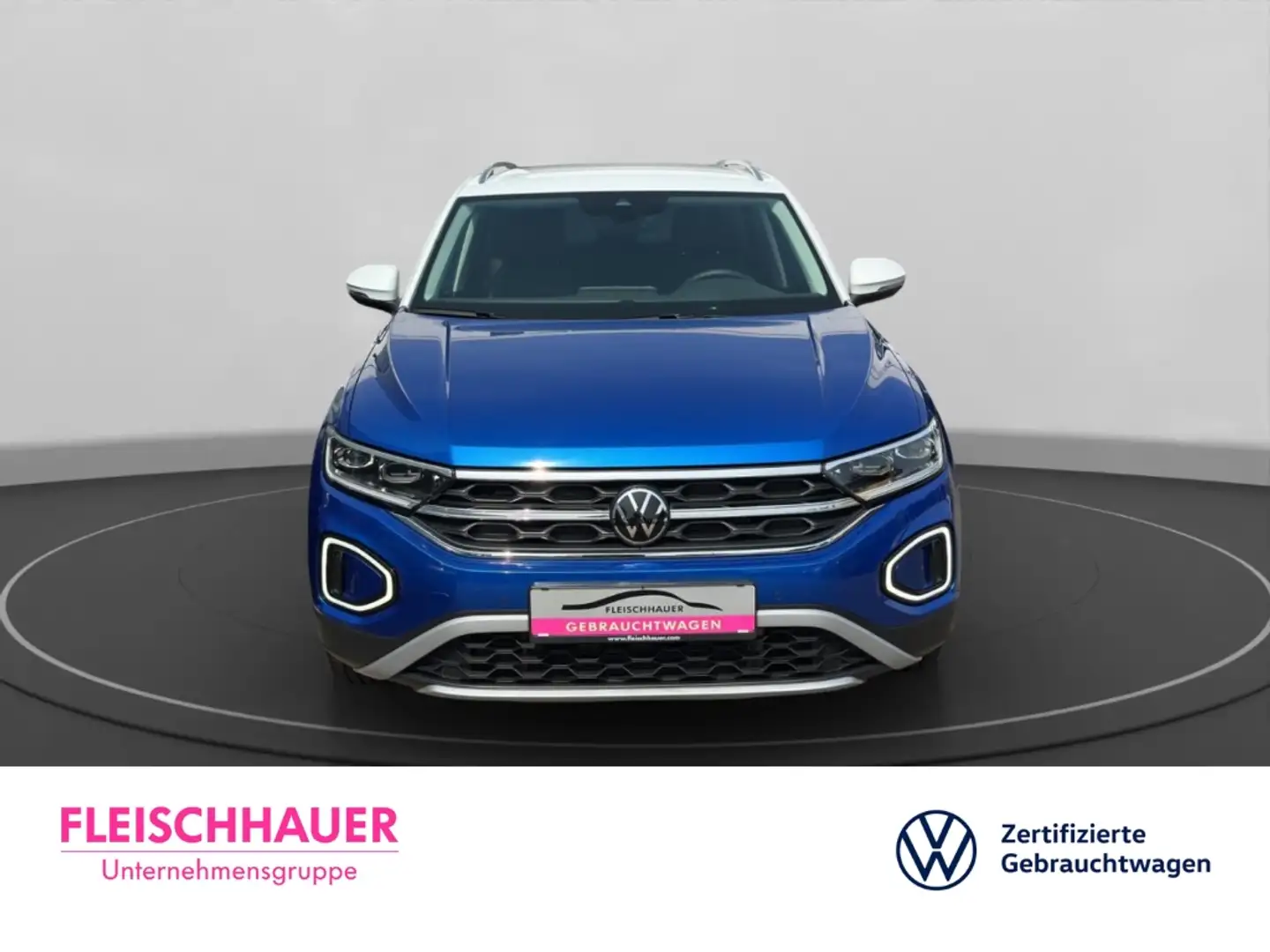 Volkswagen T-Roc Style 1,5TSI AHK+Navi+CarPlay+Rear View Blau - 2