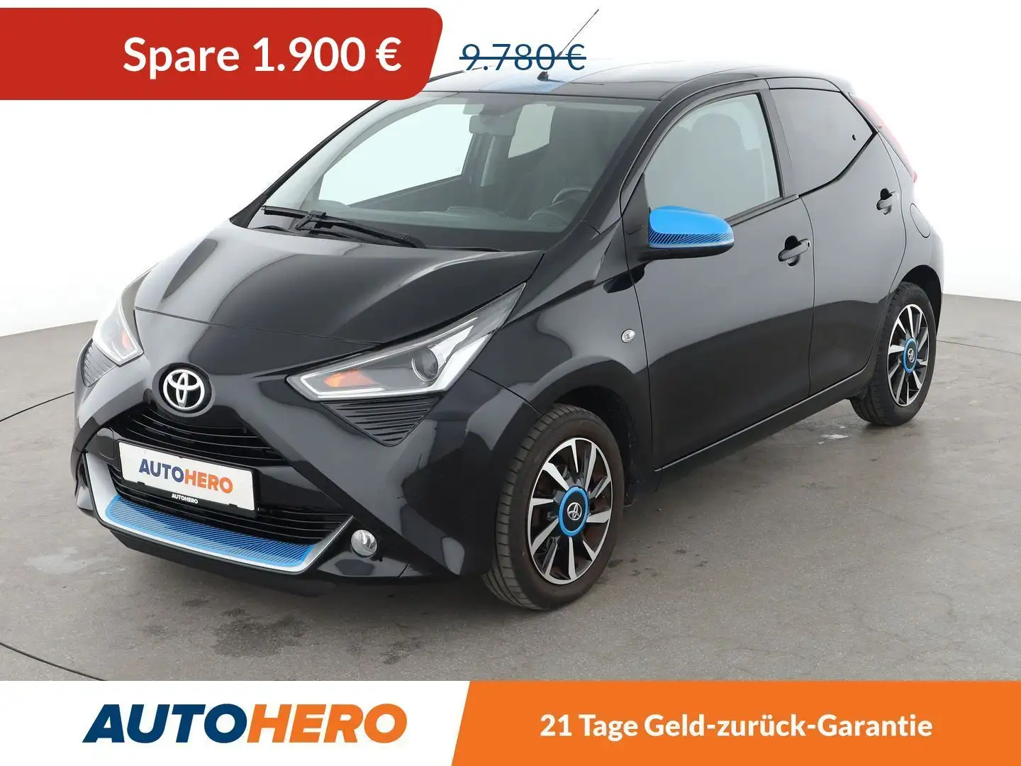 Toyota Aygo 1.0-VVT-i X-Trend*LIM*CAM*ALU*KLIMA*TOUCH* Schwarz - 1