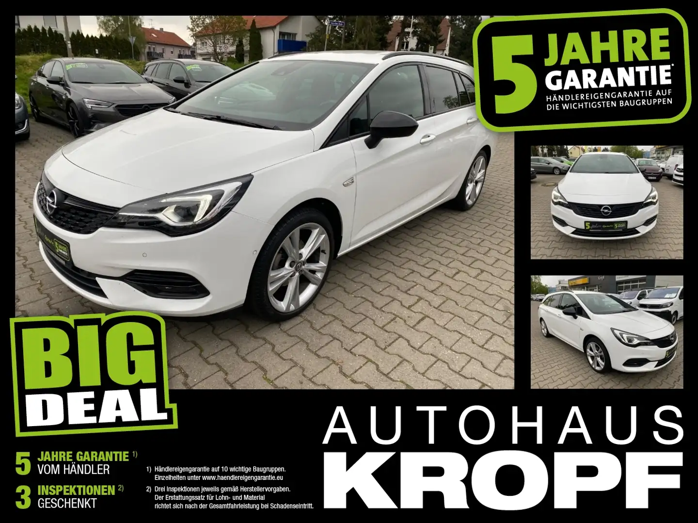 Opel Astra K Sports Tourer Turbo ** ALU 4xSHZ AHK** Blanco - 1