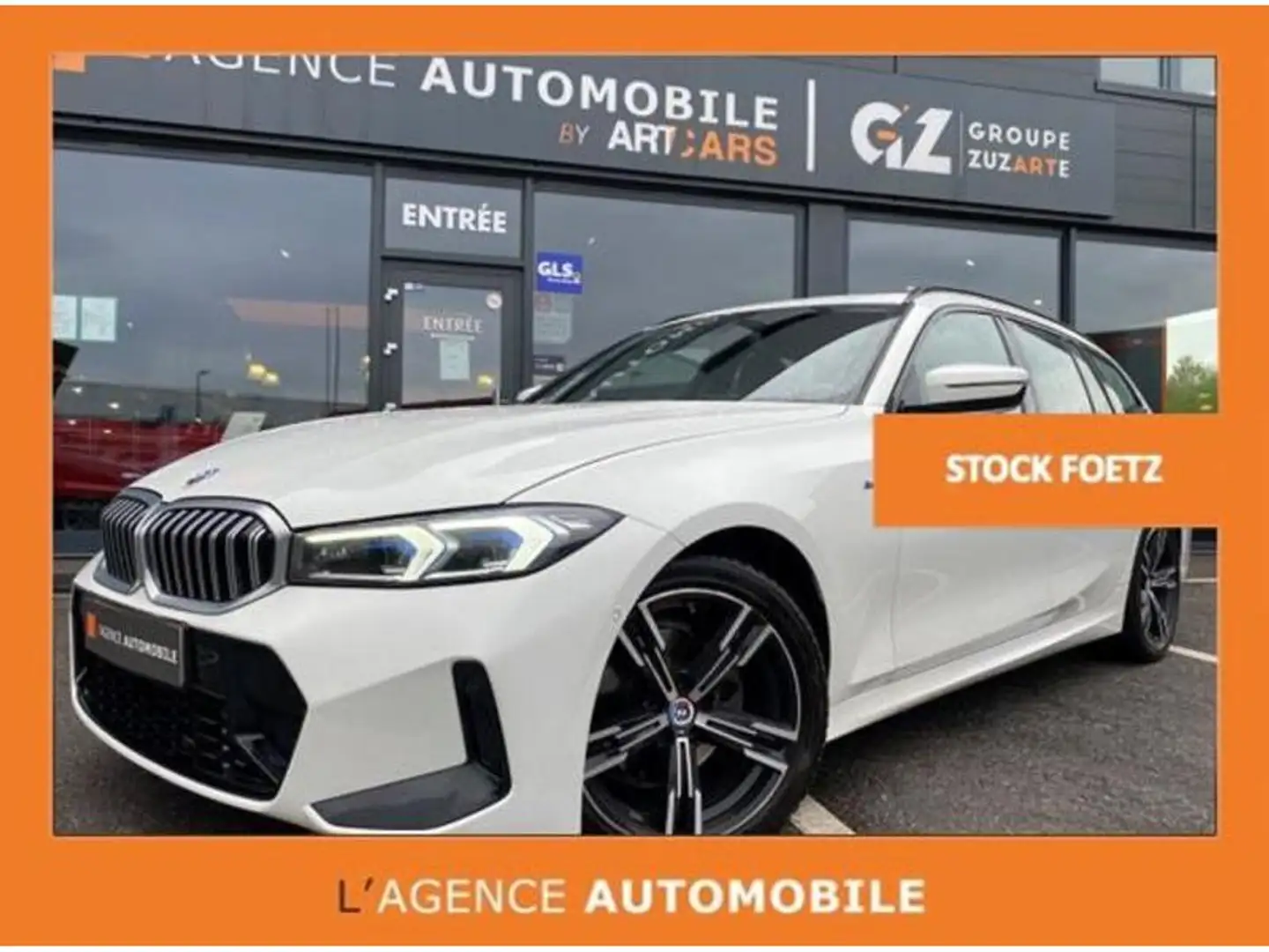BMW 320 d xDrive Touring BVA GARANTIE 12 MOIS Blanc - 1