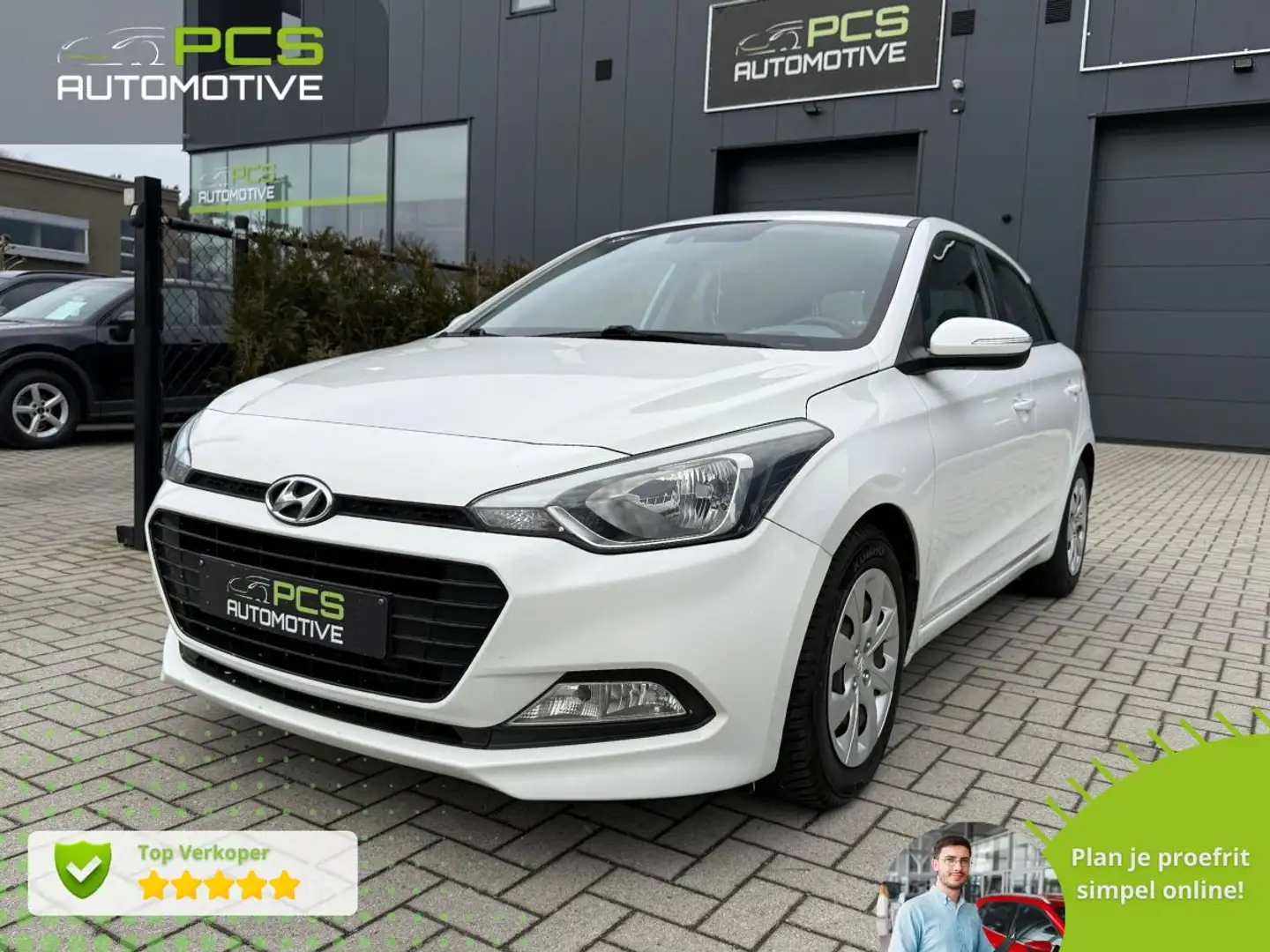 Hyundai i20 1.0 benzine / 12M garantie / 129.000 km / 2017 Weiß - 1