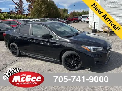 Black 2019 Subaru Impreza Sedan All-Wheel Drive 5-Speed Manual