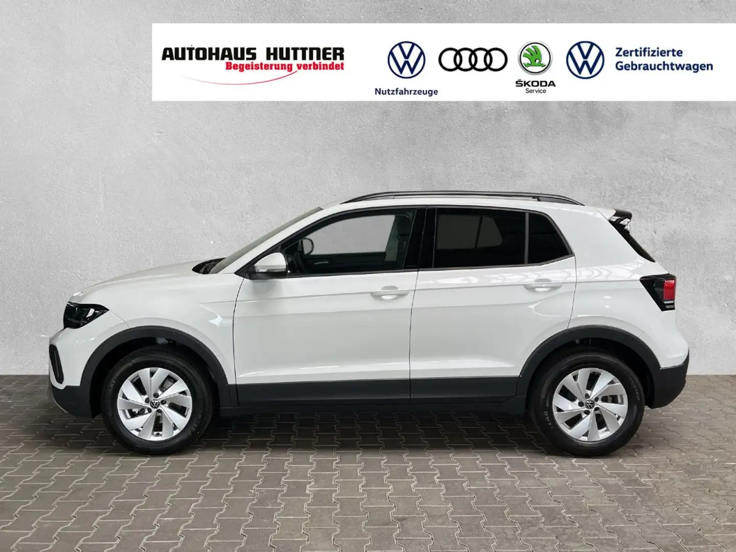 Volkswagen T-Cross LIFE 1.0 TSI NAVI AHK LED ACC APPCONNECT Weiß - 2