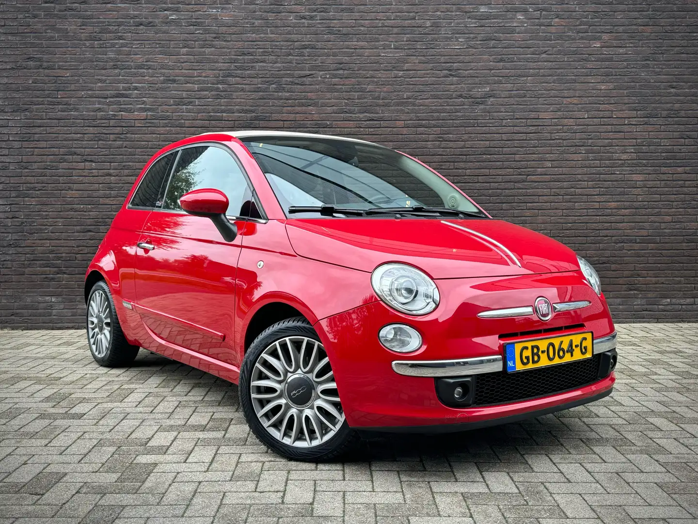 Fiat 500C Cabrio/ AUTOMAAT Rojo - 2