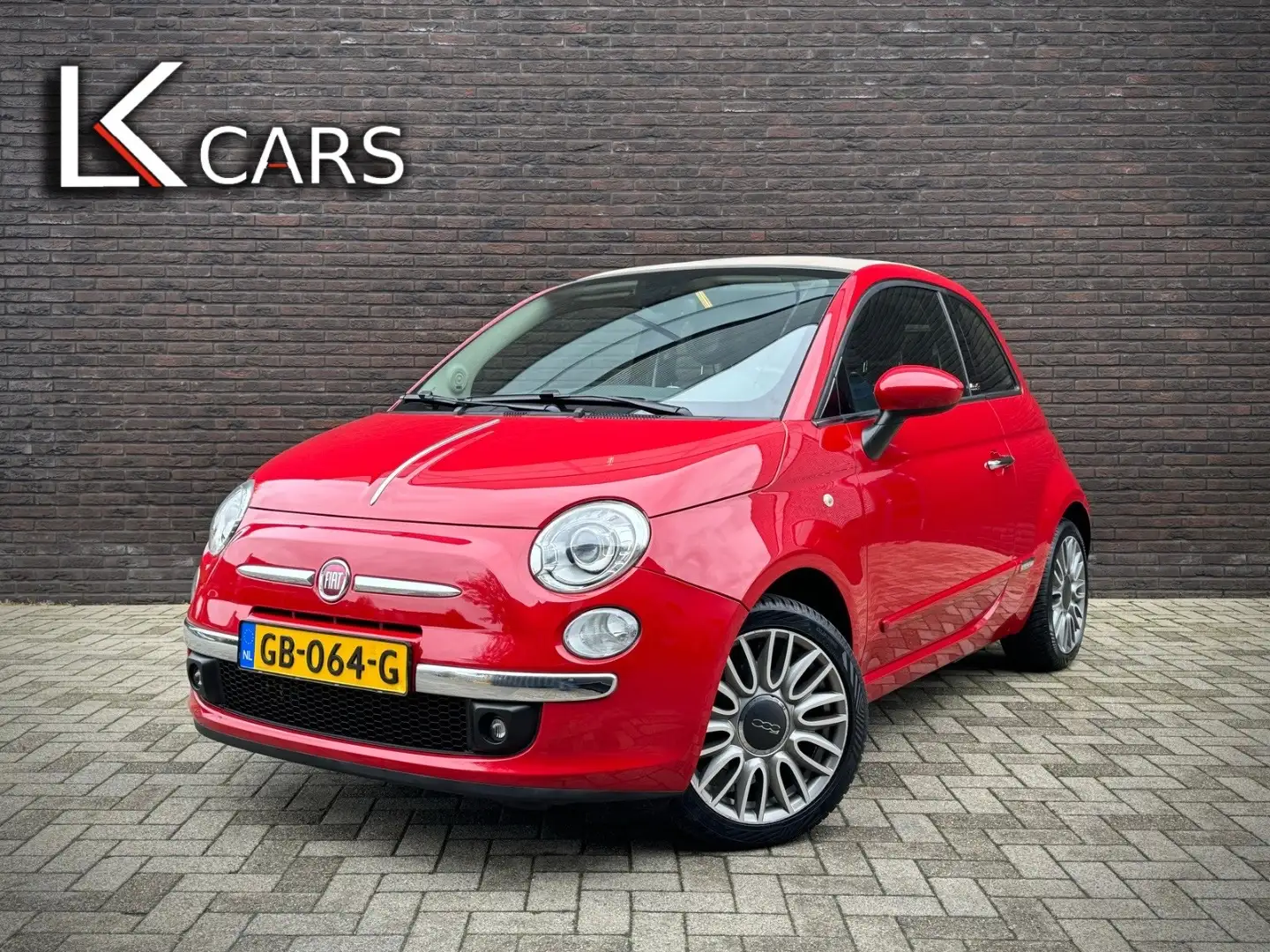 Fiat 500C Cabrio/ AUTOMAAT Rojo - 1