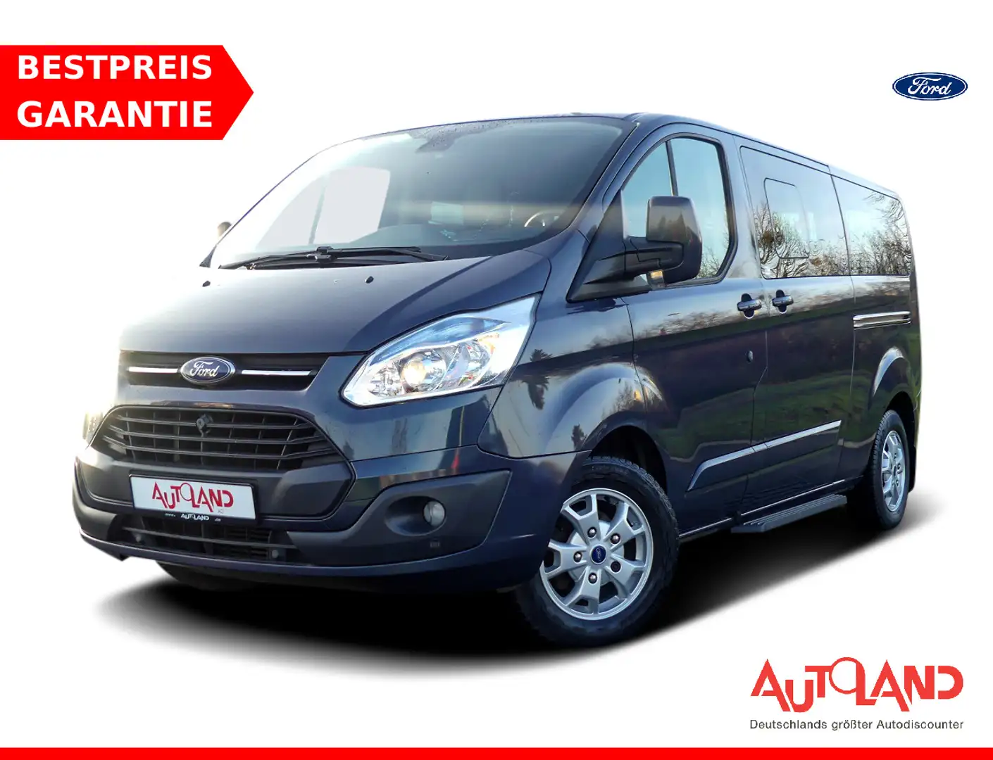 Ford Tourneo Custom Tourneo Connect Custom Xenon 8-Sitzer Leder AHK Gri - 1