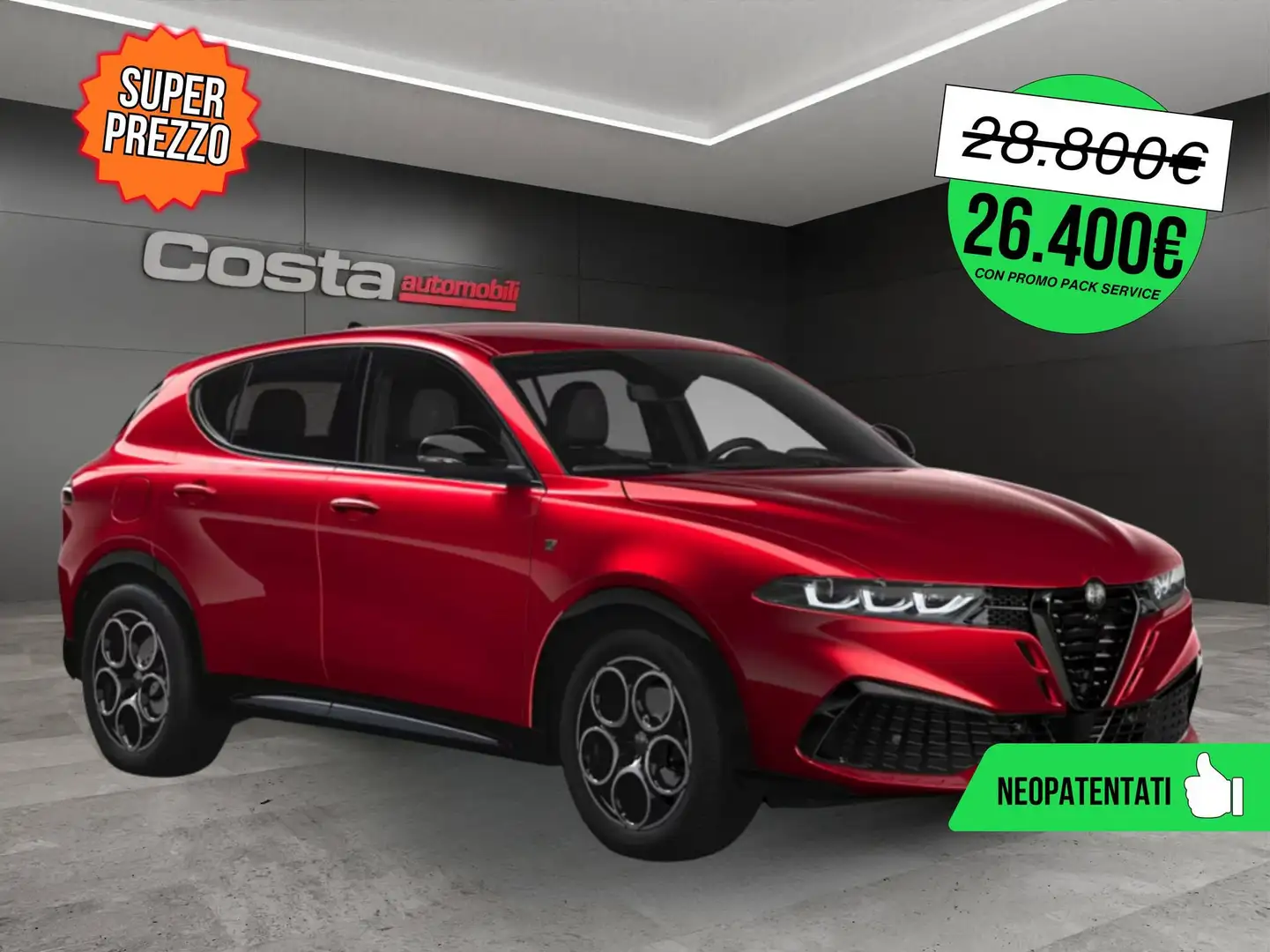 Alfa Romeo Tonale 1.6 diesel 130 CV TCT6 Ti Rosso - 1