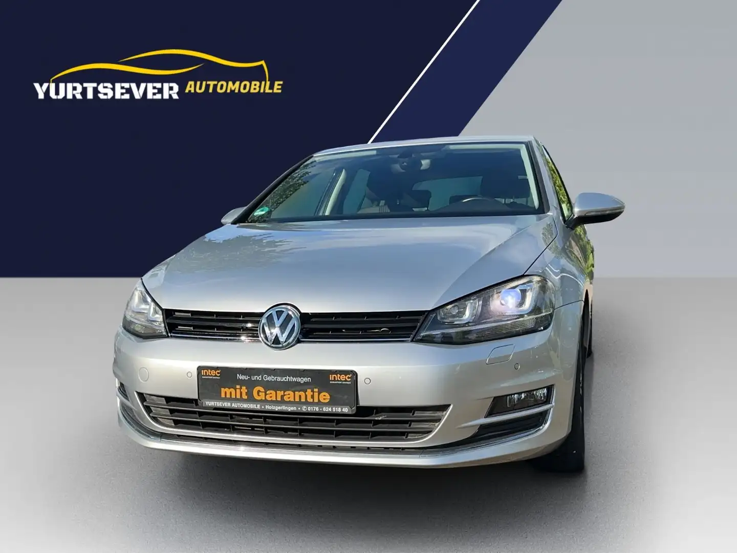 Volkswagen Golf VII Lim. Allstar BMT*BI-XENON*NAVI*ALU*EFH* Argent - 1
