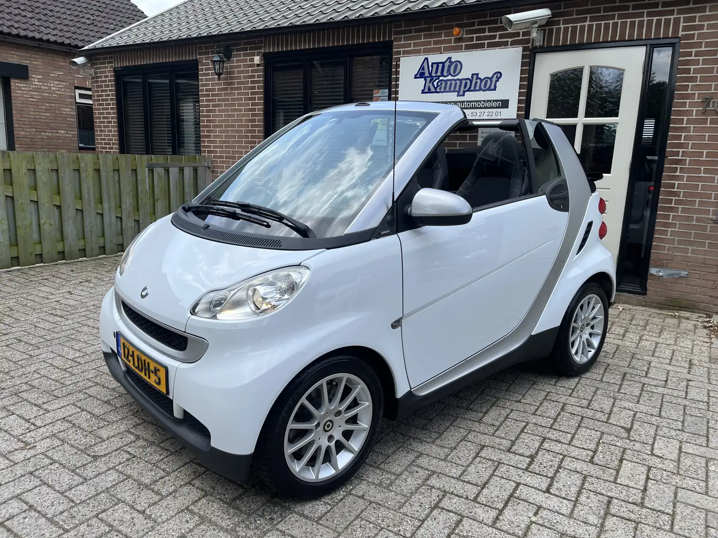 smart forTwo cabrio 1.0 mhd Passion met Airco Grijs - 2