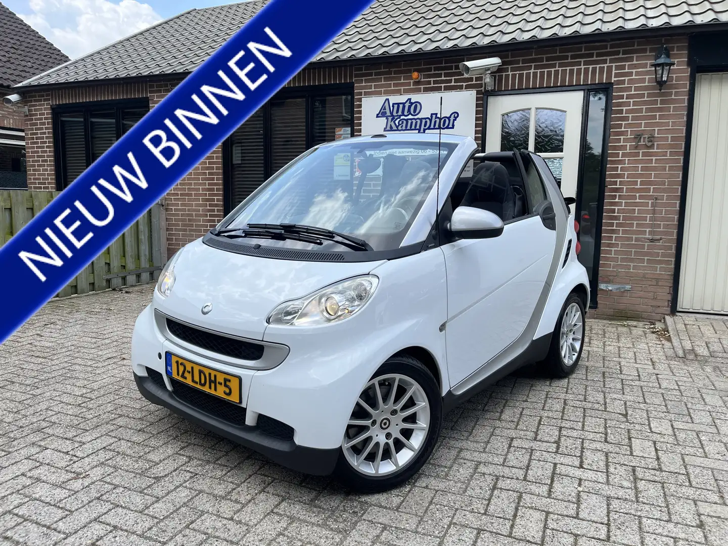 smart forTwo cabrio 1.0 mhd Passion met Airco Grijs - 1