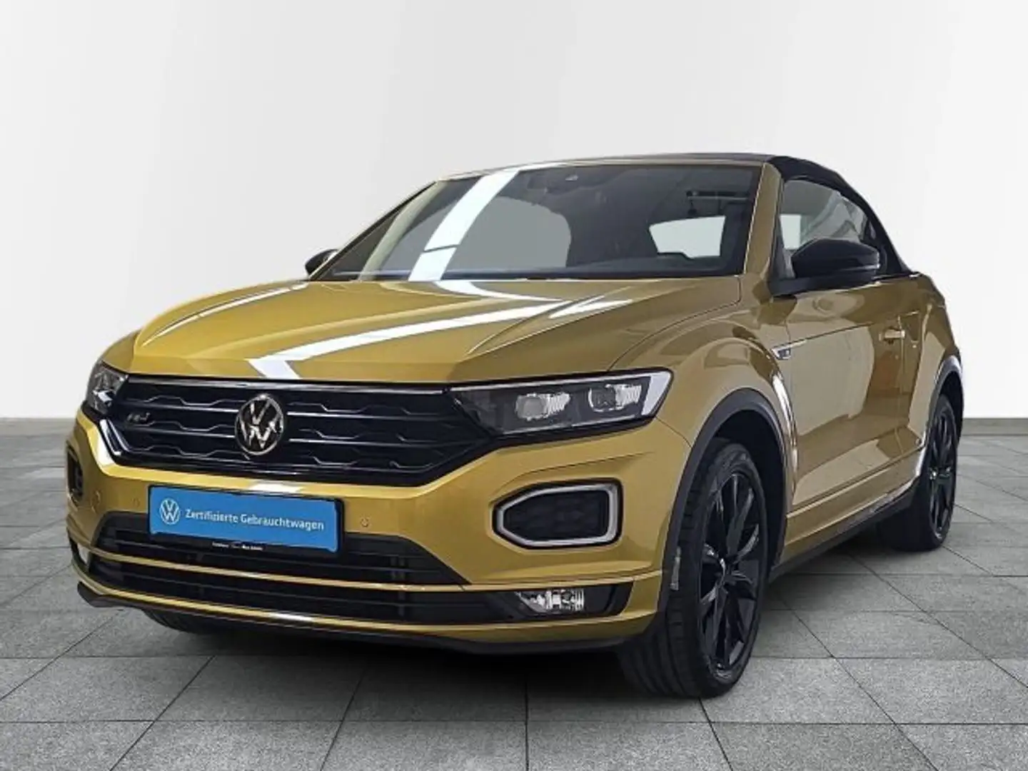 Volkswagen T-Roc 1.5 TSI R-Line  LED+NAVI+ACC Gelb - 1