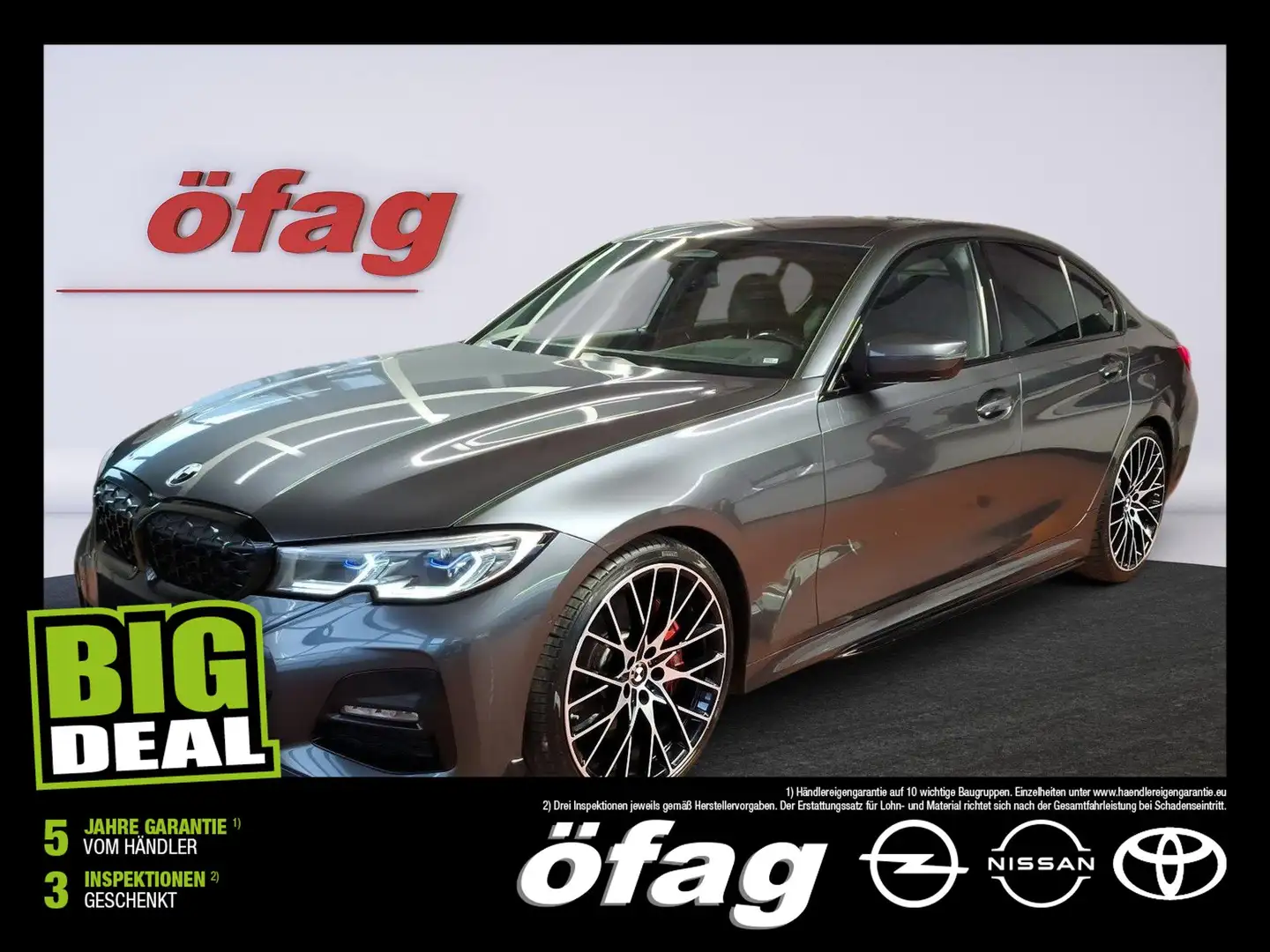 BMW 330 d M-Sport Laser+Navi+Pano+SD+SHZ+KlimaA+LM Grau - 1
