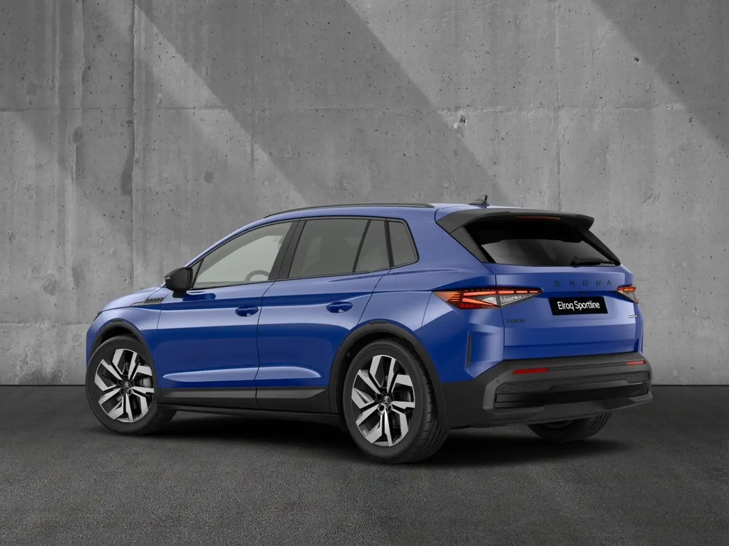 Skoda Elroq 85 SPORTLINE *M-LED*NAVI*CARPLAY*SITZH.* Klima Blau - 2