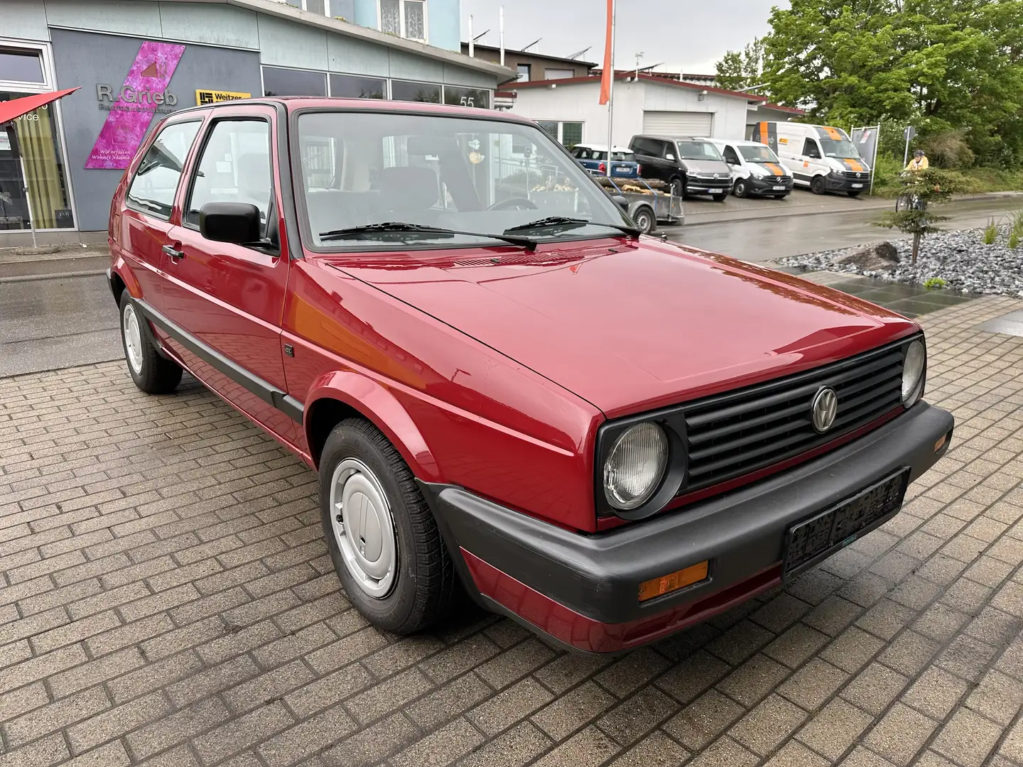 Volkswagen Golf II GL 1. Hand H-Kennzeichen Tüv 07/27 Rouge - 1