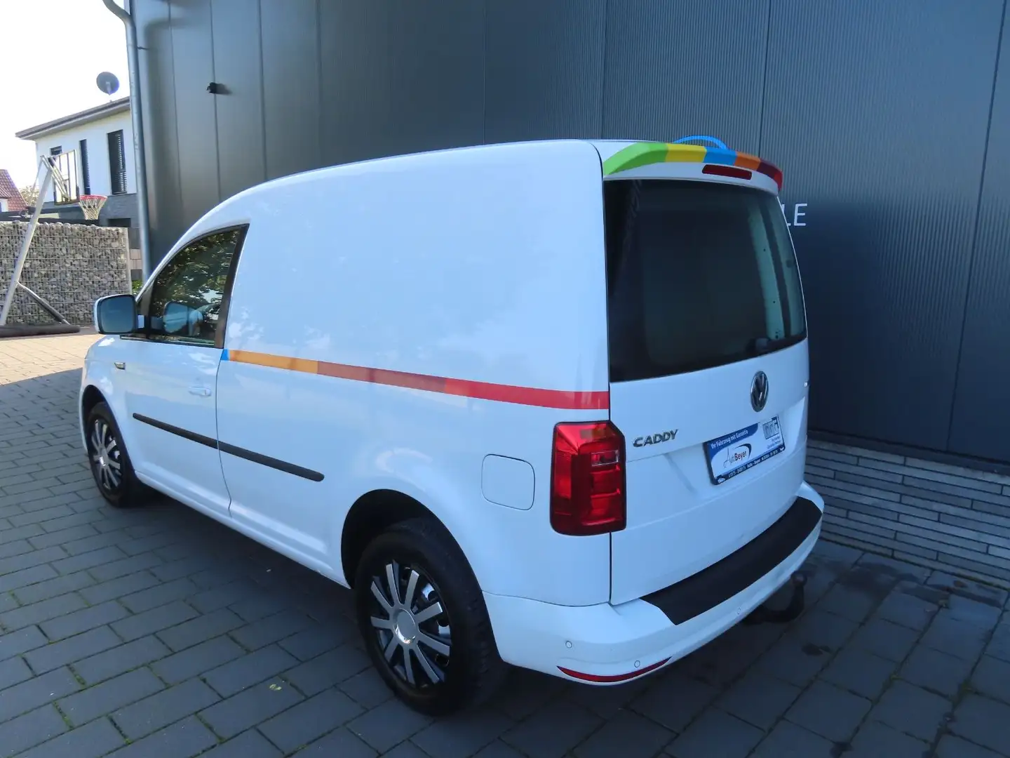 Volkswagen Caddy 1,4TGI Kasten CNG Erdgas  Klima Tempo. AHK Bianco - 2