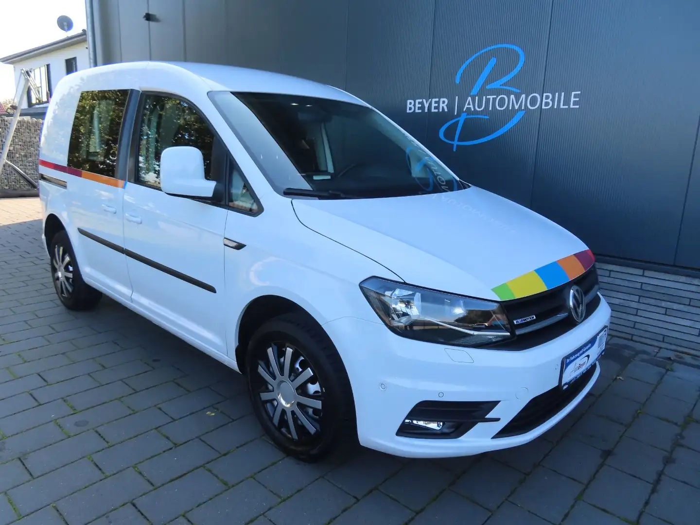 Volkswagen Caddy 1,4TGI Kasten CNG Erdgas  Klima Tempo. AHK Bianco - 1