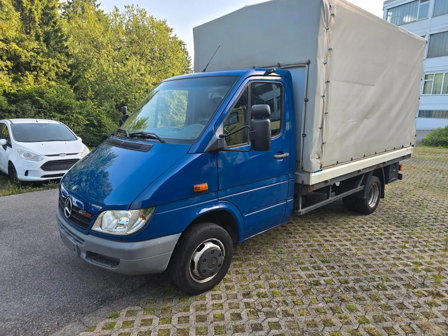 Mercedes-Benz Sprinter 413.Klima.1Hand.Orginal 90tkm.Neu Tüv Blau - 2