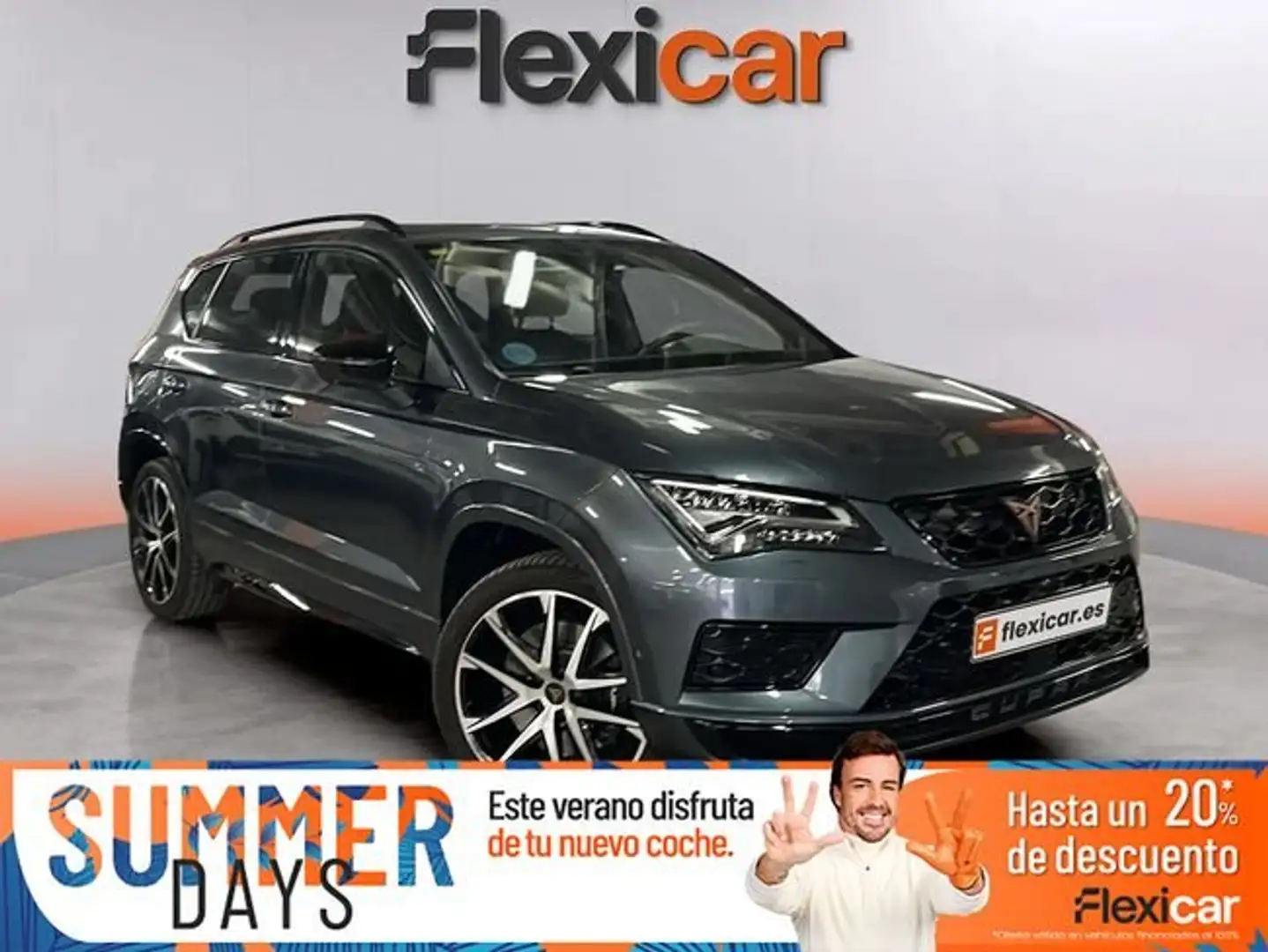 CUPRA Ateca 2.0+TSI+221kW+%28300CV%29+4Drive+DSG Šedá - 1