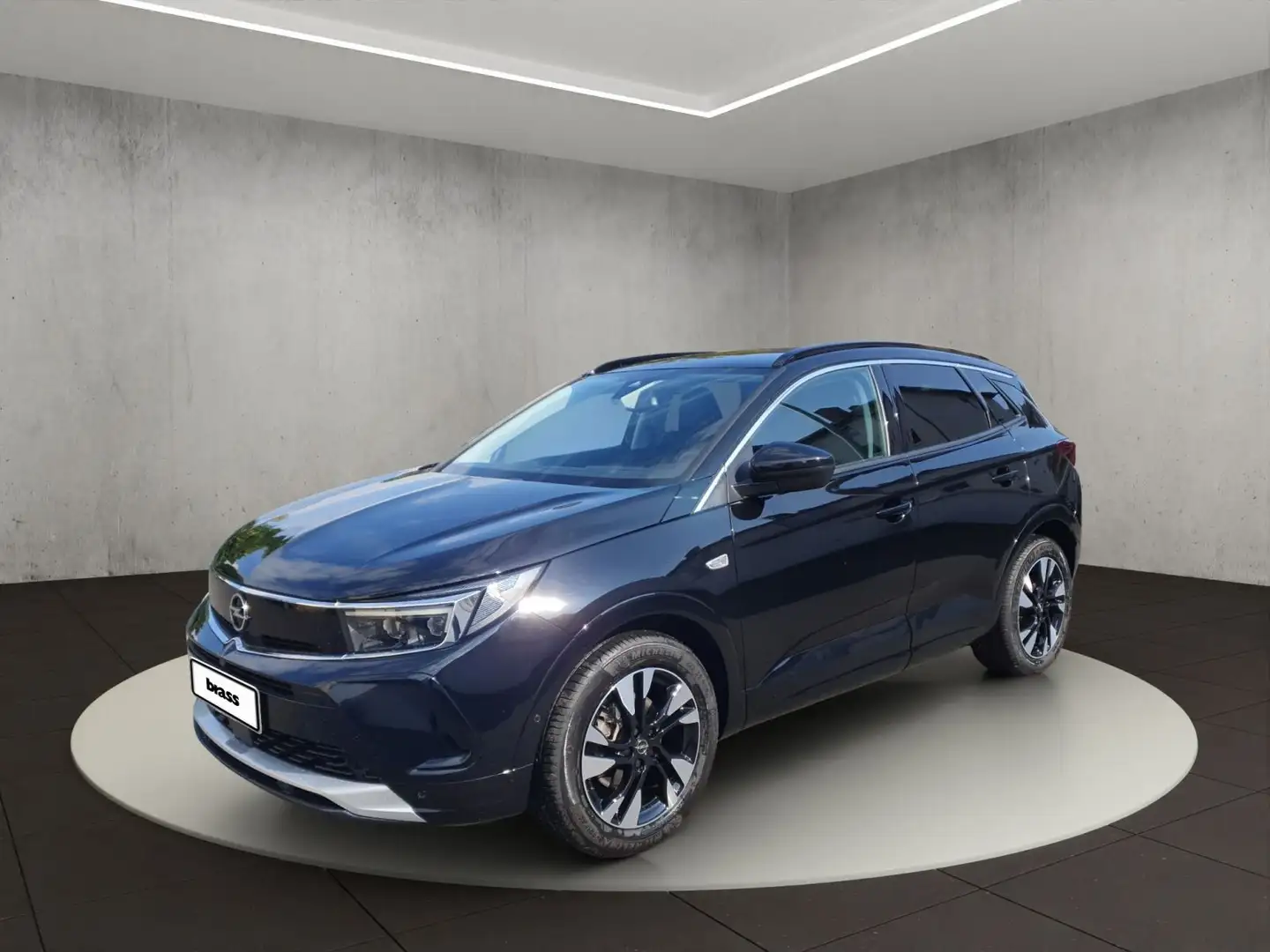 Opel Grandland Elegance 1.2 Turbo, abn. AHK, LED, Nav Zwart - 1
