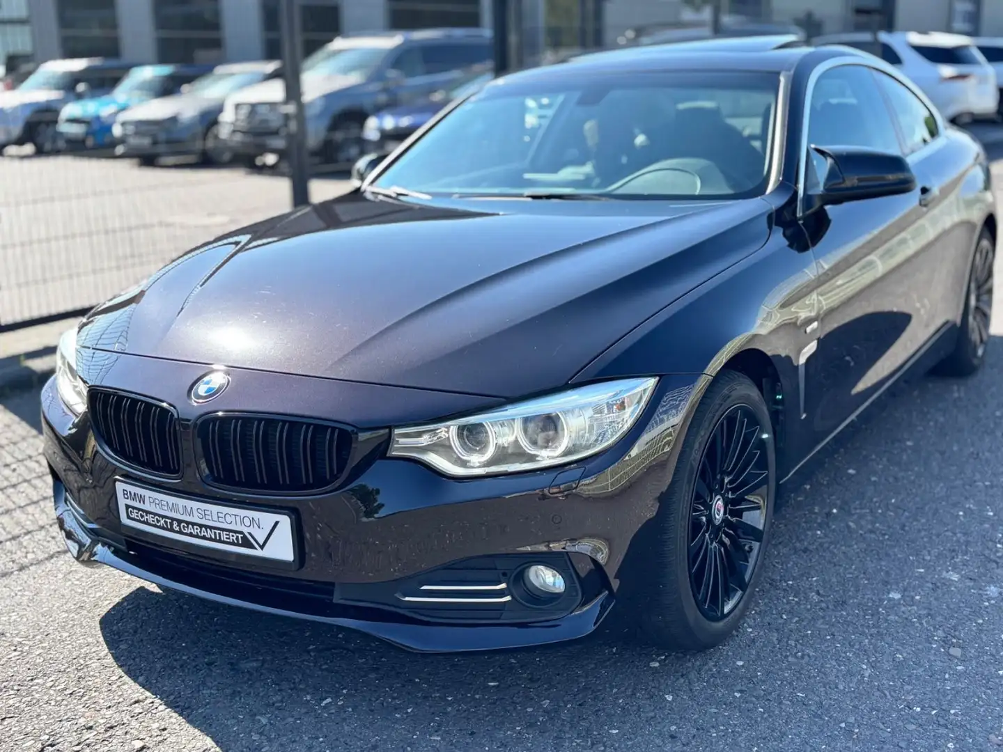 BMW 420 d Coupe Luxury Navi/SD/Leder/Bi-Xenon/EURO6 Bruin - 1