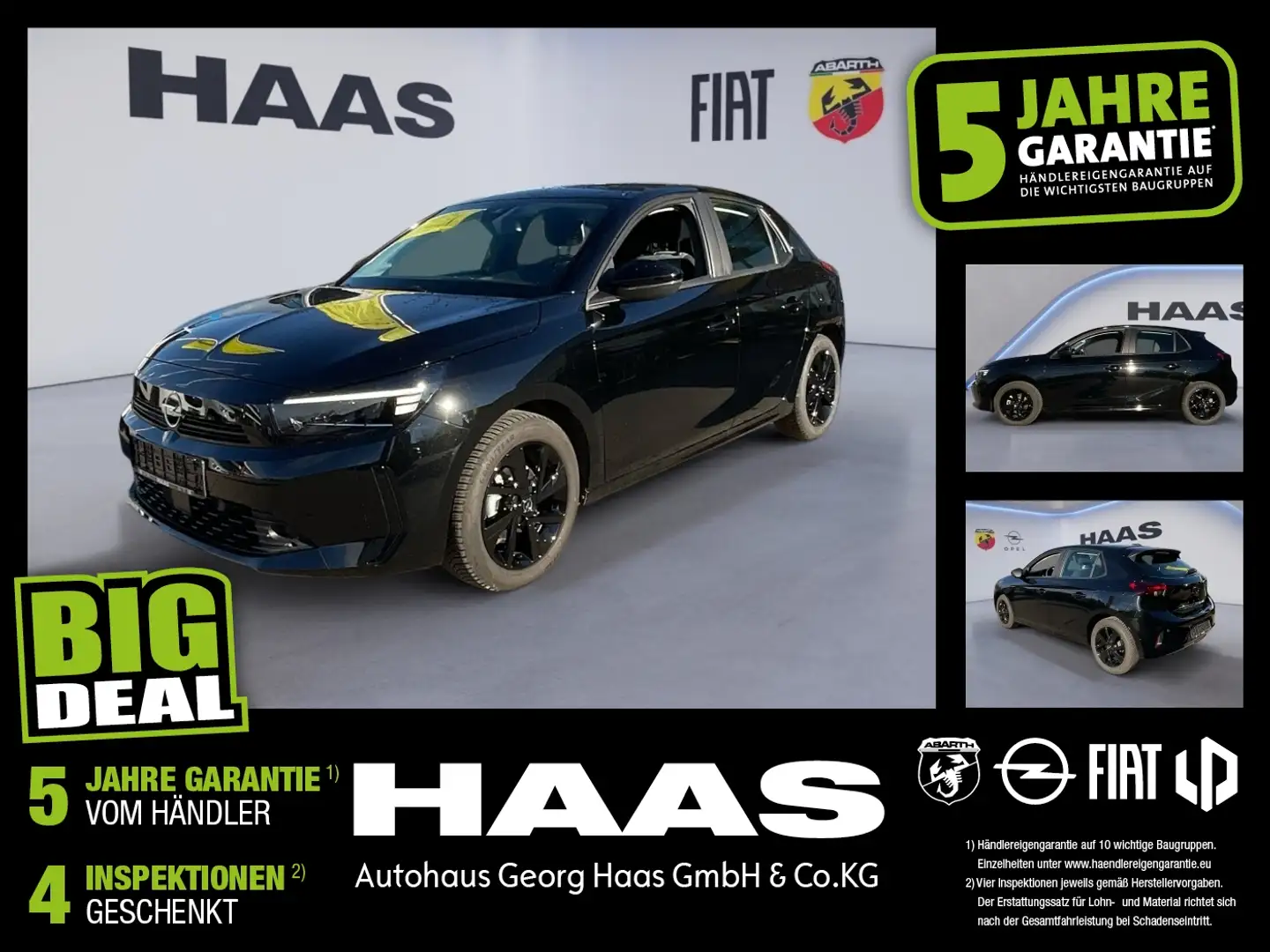 Opel Corsa F 1.2 Edition Sitzheizung,Carplay,Allwetter Schwarz - 1