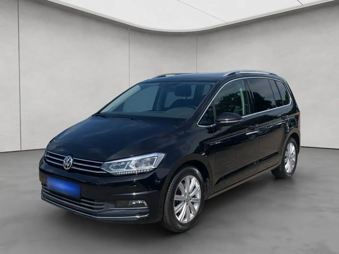 Volkswagen Touran Highline 2,0 l TDI DSG LED NAV SHZ AHK Schwarz - 2