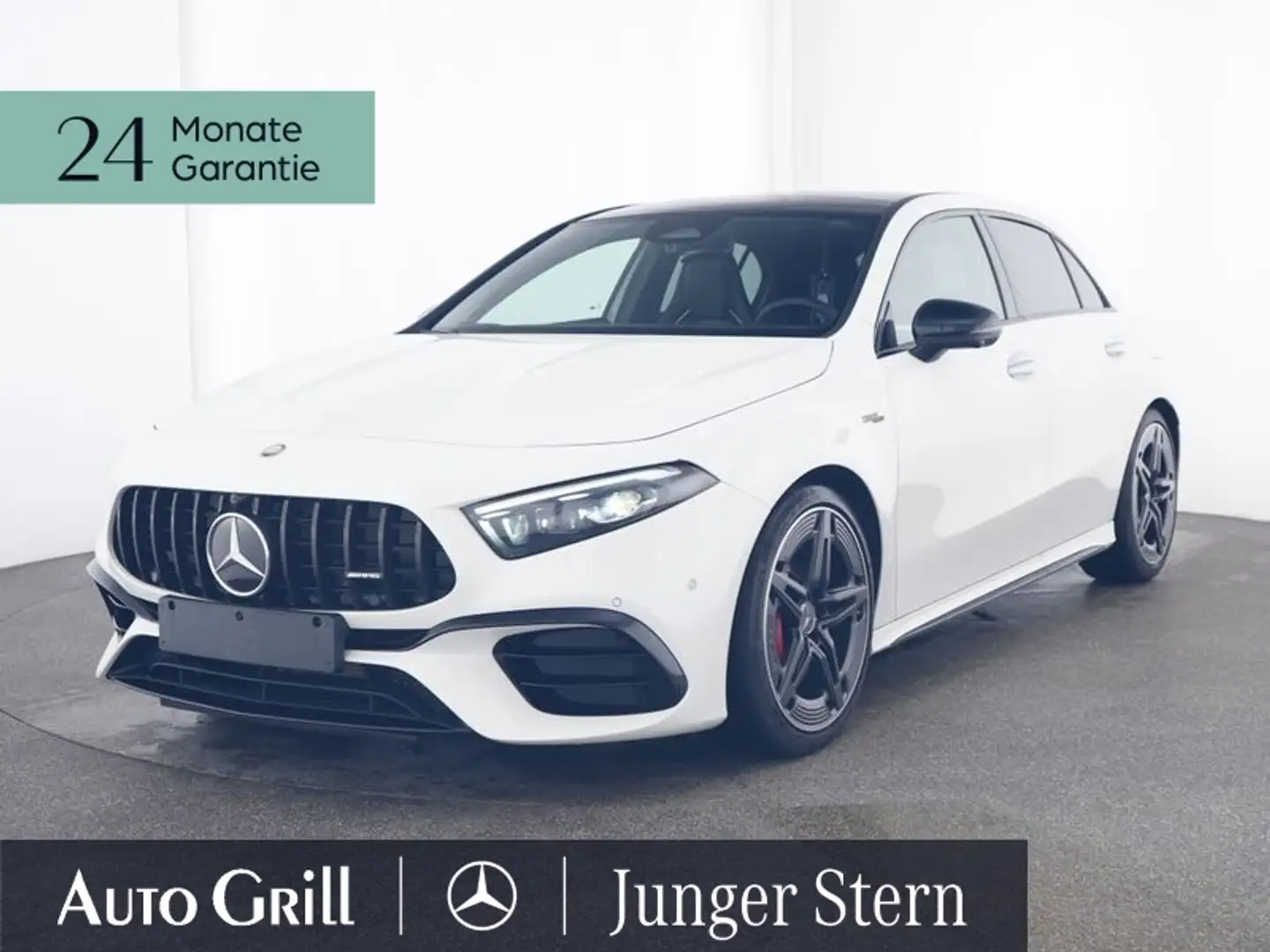 Mercedes-Benz A 45 AMG A 45 S 4M+ Pano RIDE PerfSitz*Lenk Burm Sitzklim Weiß - 2