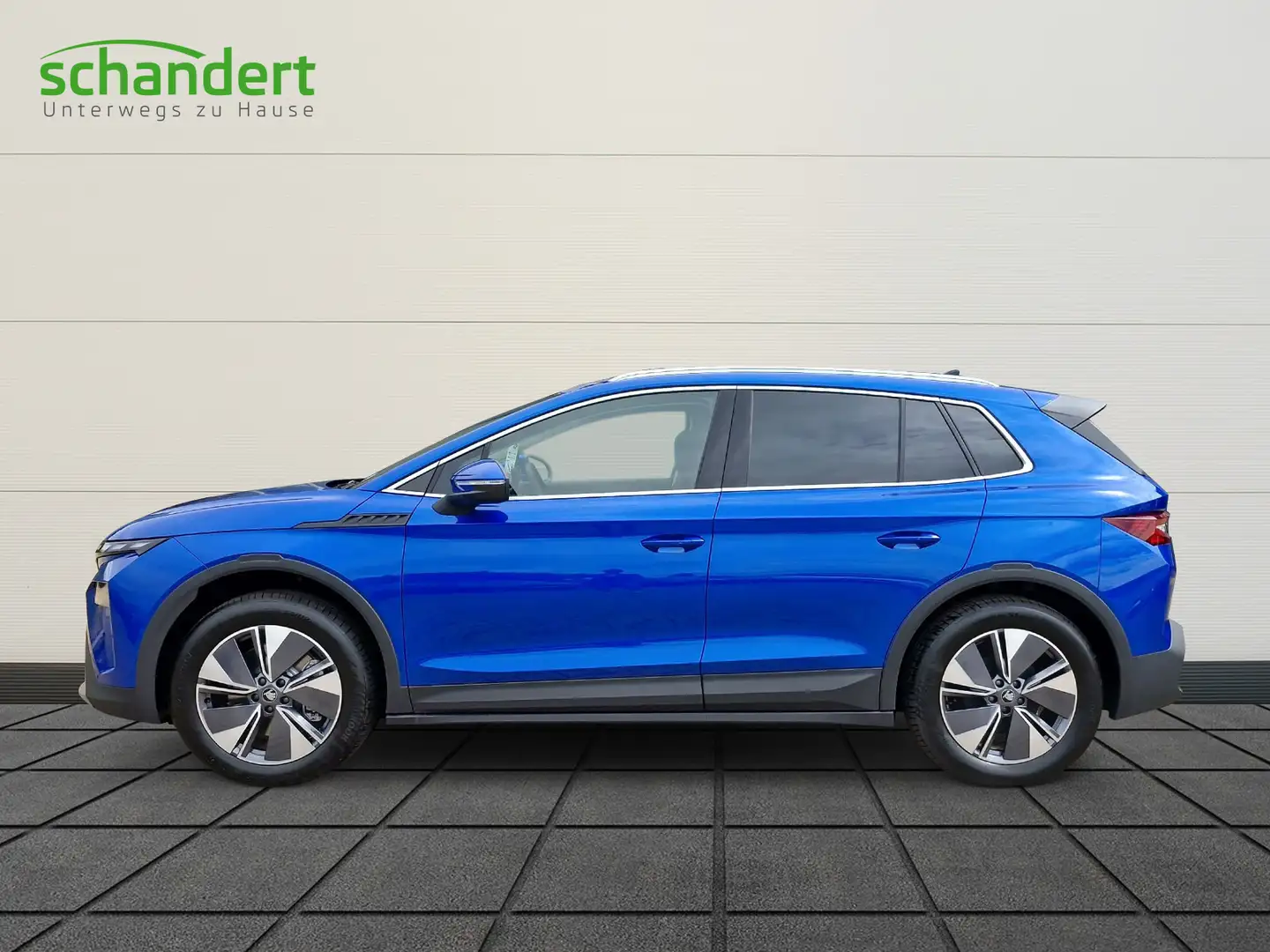 Skoda Elroq 85 Loft Matrix Navi AHK Sitzhzg. Klimaauto Blau - 2