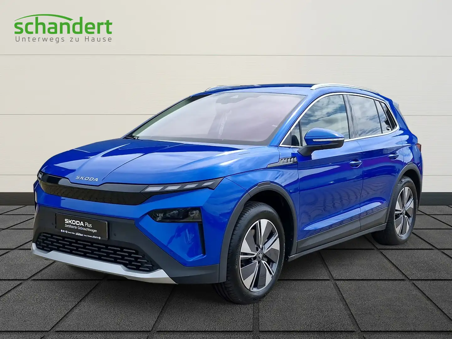 Skoda Elroq 85 Loft Matrix Navi AHK Sitzhzg. Klimaauto Blau - 1