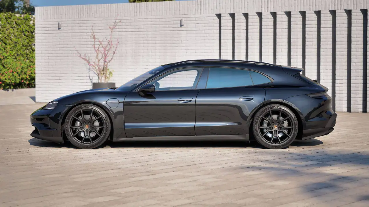 Porsche Taycan ST FACELIFT BATT+/AIR/21"/MATRIX/PANO/CHRONO/360/ACC/BOSE, миниатюра 3