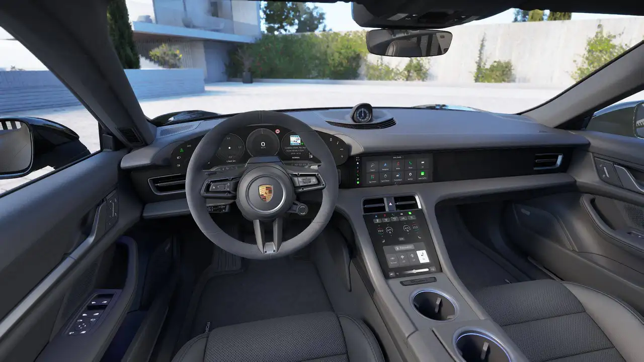 Porsche Taycan ST FACELIFT BATT+/AIR/21"/MATRIX/PANO/CHRONO/360/ACC/BOSE, миниатюра 8