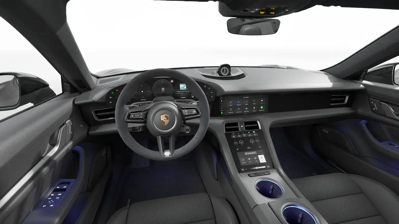 Porsche Taycan ST FACELIFT BATT+/AIR/21"/MATRIX/PANO/CHRONO/360/ACC/BOSE, миниатюра 18
