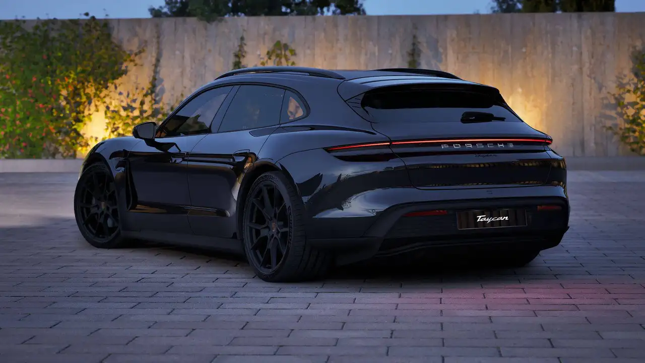Porsche Taycan ST FACELIFT BATT+/AIR/21"/MATRIX/PANO/CHRONO/360/ACC/BOSE, миниатюра 22