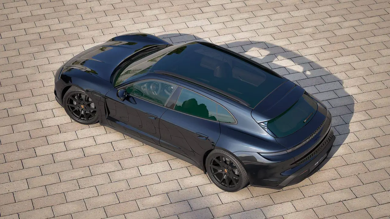 Porsche Taycan ST FACELIFT BATT+/AIR/21"/MATRIX/PANO/CHRONO/360/ACC/BOSE, миниатюра 4