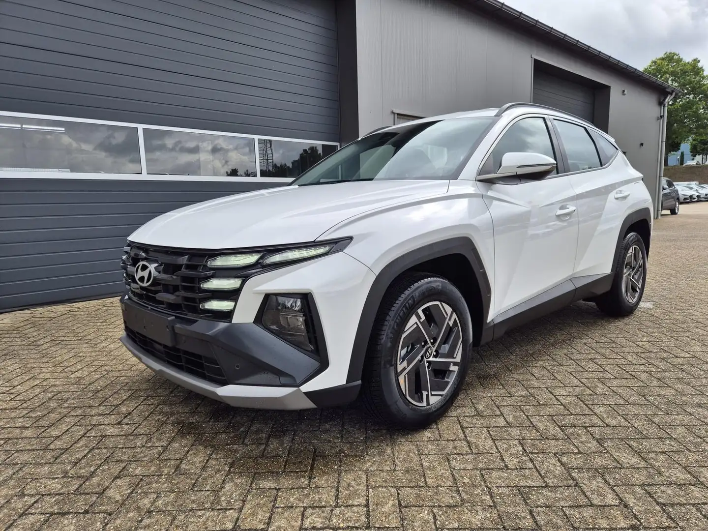 Hyundai TUCSON 1.6 T-GDI 160PS Sitzheizung Lenkradheizung Klim... Blanc - 1