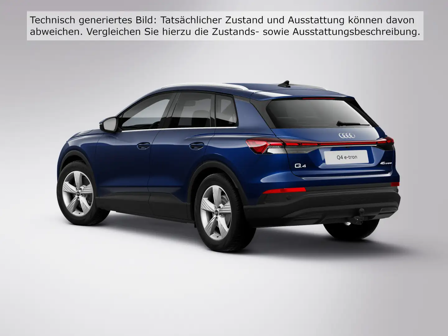 Audi Q4 e-tron 45*MATRIX*NAVI-PLUS*HUD*AHK*LEDER*SONO Blau - 2