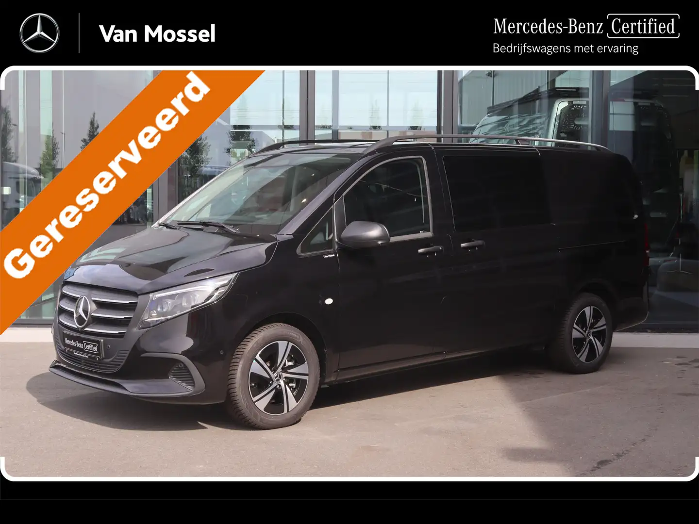 Mercedes-Benz Vito 116 CDI Aut Dub Cab Pro |NAVI/CLIMA/MBUX/2X SCHUIF Noir - 1