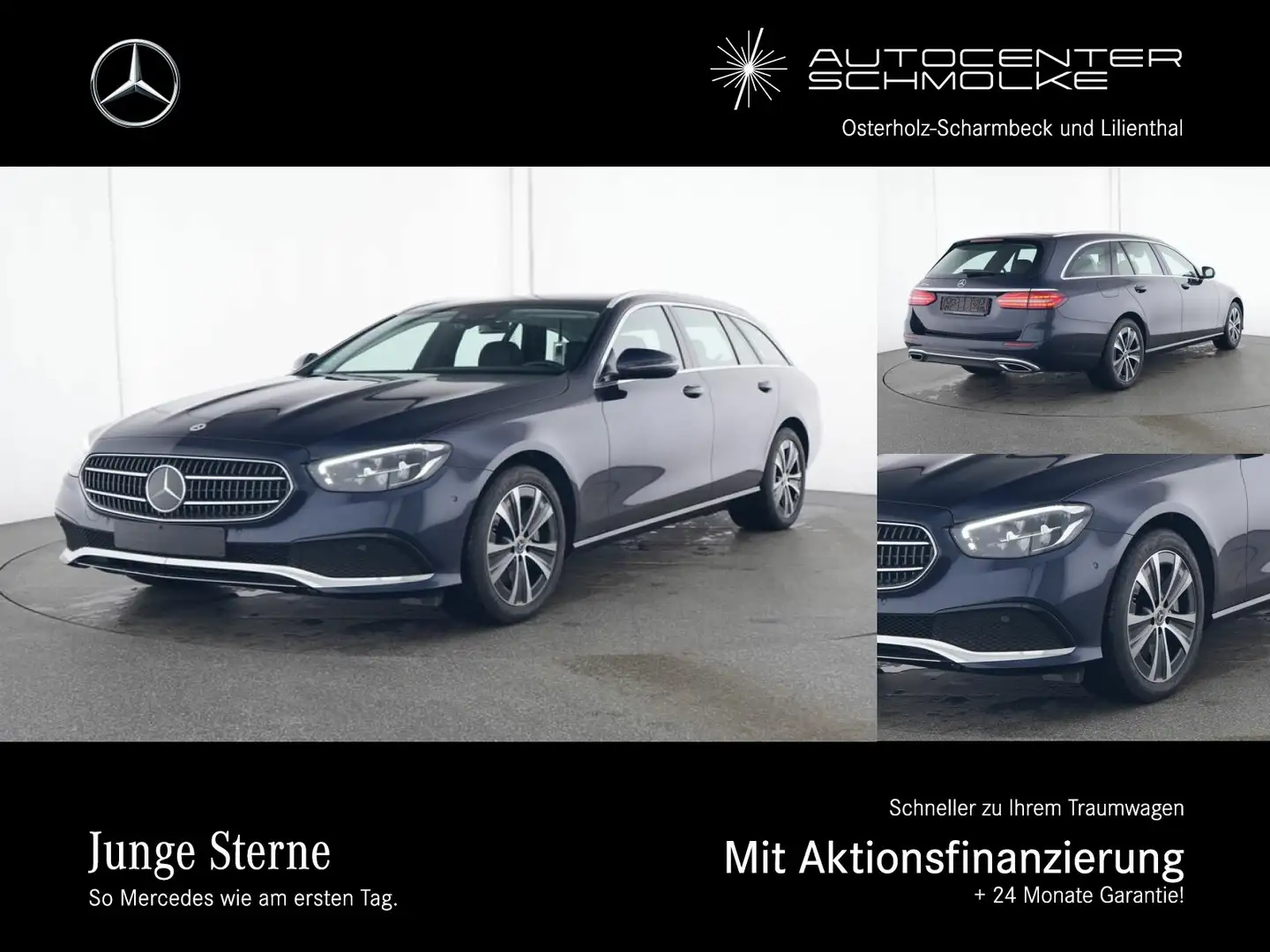 Mercedes-Benz E 300 E 300 de T AVANTGARDE*AHK*PANORAMA*SPIEGEL-PAKET Blau - 1