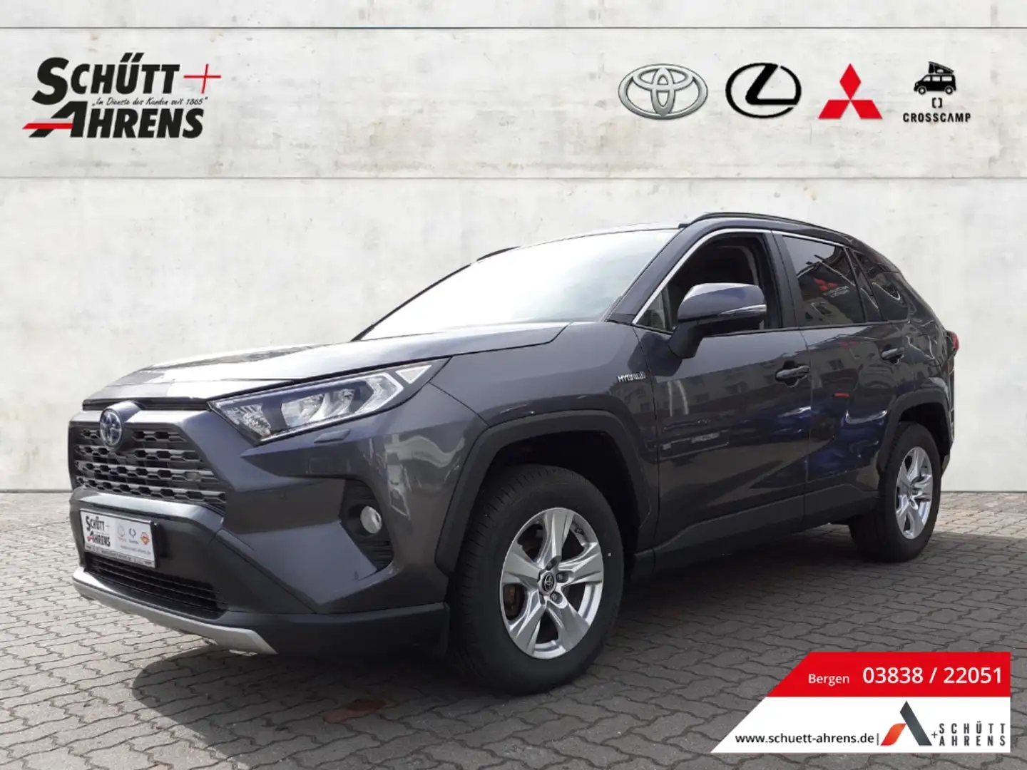 Toyota RAV 4 H3 Business AWD Leder LED ACC Apple CarPlay Androi siva - 1