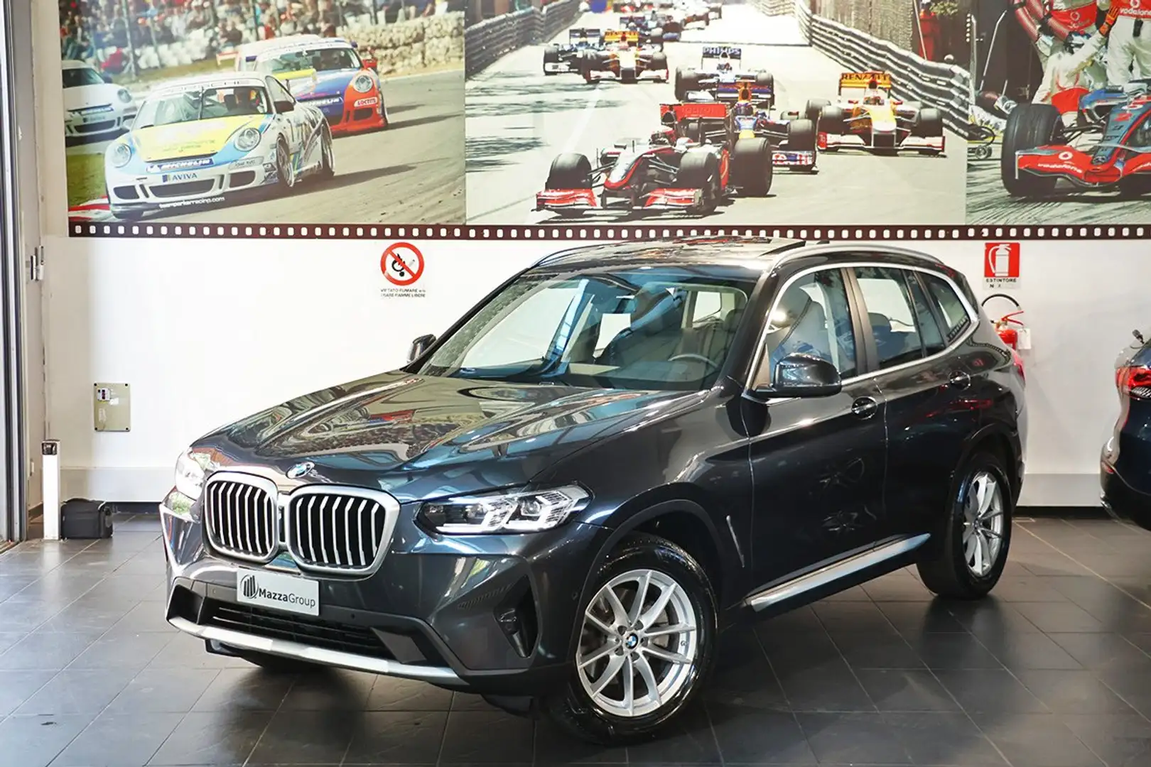 BMW X3 xDrive20d 48V -TETTO/PELLE/VIRTUAL/ADAPT. LED/ADAS Grigio - 1